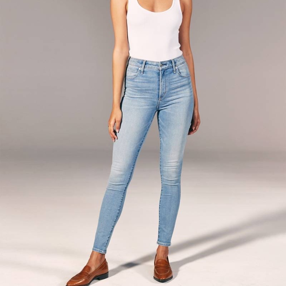 Abercrombie Simon High Rise Super Skinny Jeans